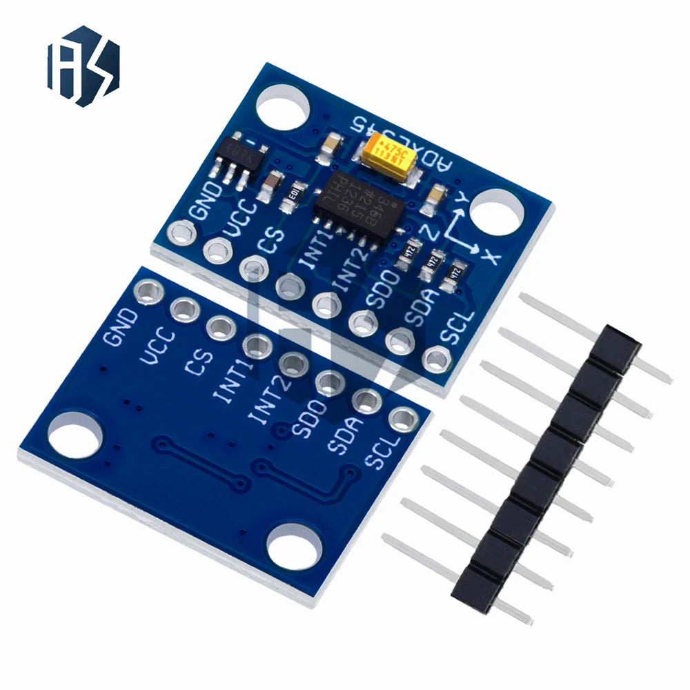 GY-291 ADXL345 3-Axis Digital Acceleration Sensor Module IIC SPI Interface for Arduino DIY Zpaxo