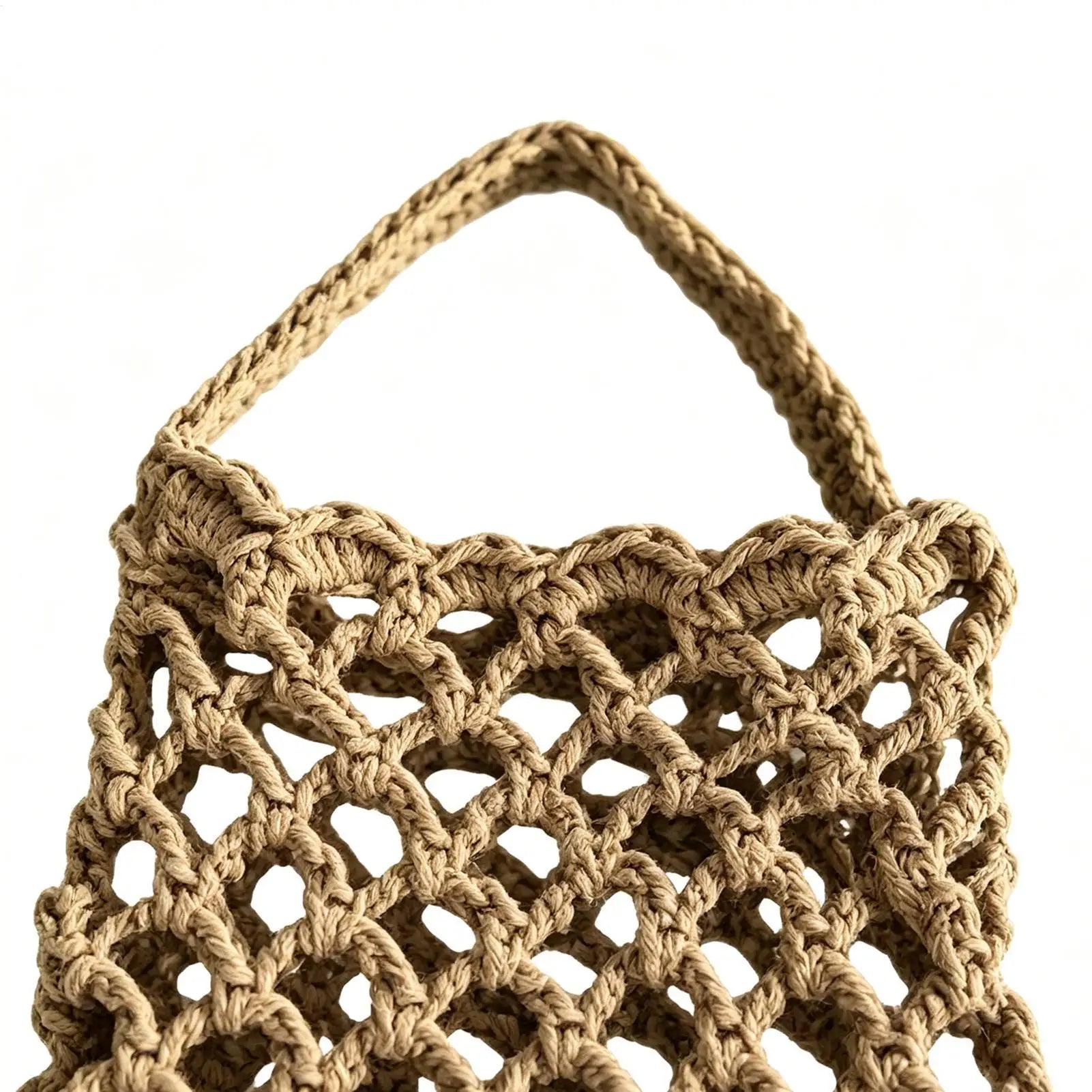 Wicker Weave Storage Basket Wall-mounted Vegetable Basket Fruit Sundry Basket Kitchen Storage Home Decoration Organizer Zpaxo