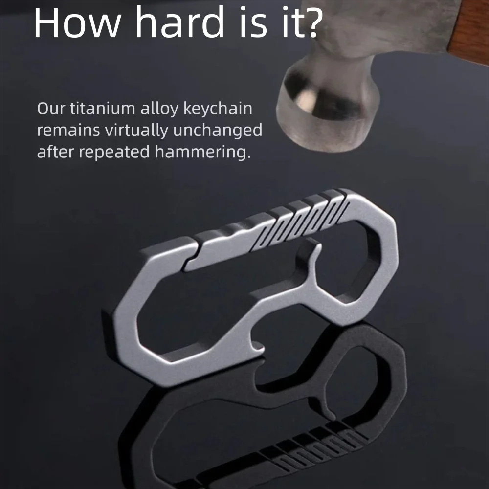 Special Shapes Car Key Chain Lightweight Titanium Alloy Bottle Opener Keychain Fingertip Gadget Hi-end Men's Outdoor Keyring Zpaxo