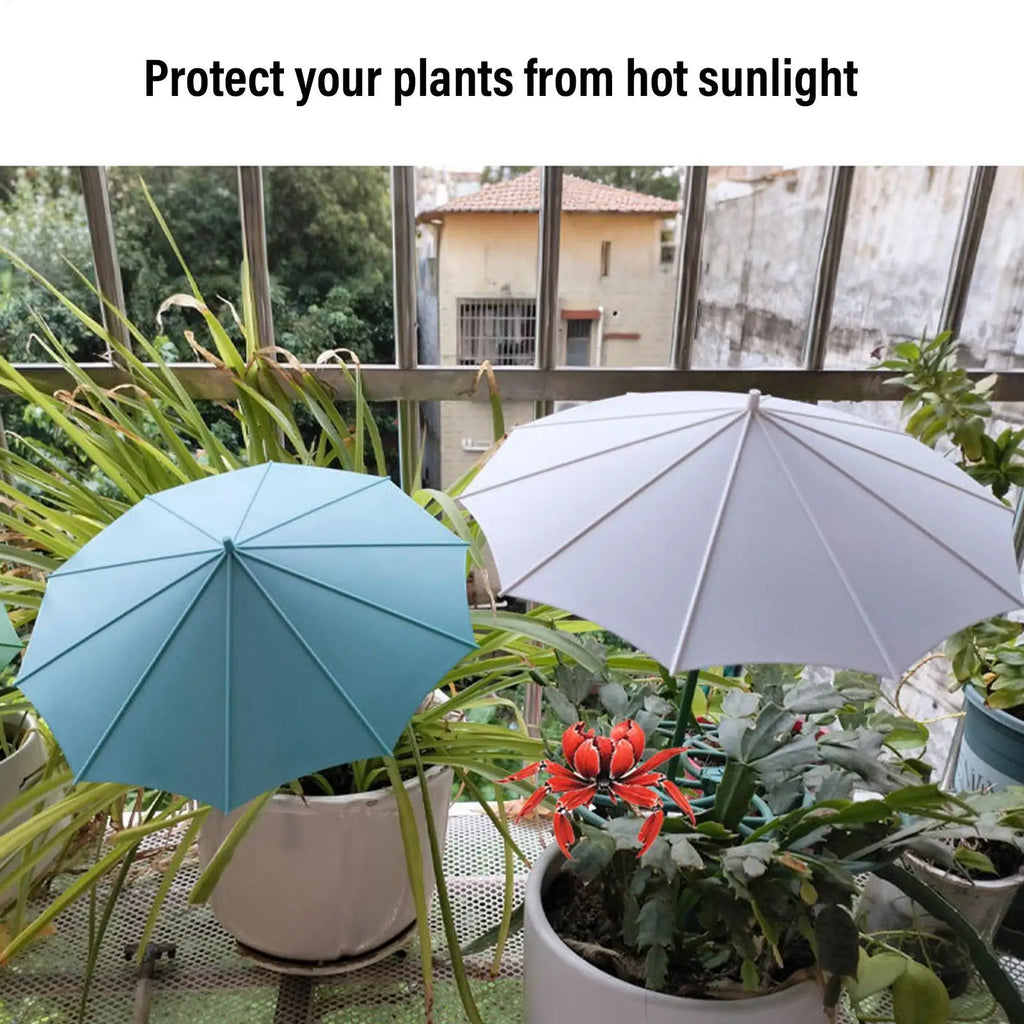 Plant Umbrella Small Outdoor Potted Shade UV Protection Garden