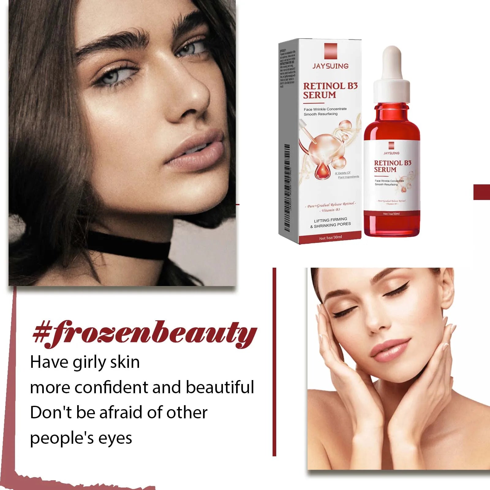 Retinol B3 Face Essence Deep Moisturizing Fade Fine Line Lifting Firming Repair Smooth Nourish Tighten Brighten Serum Skin Care Zpaxo