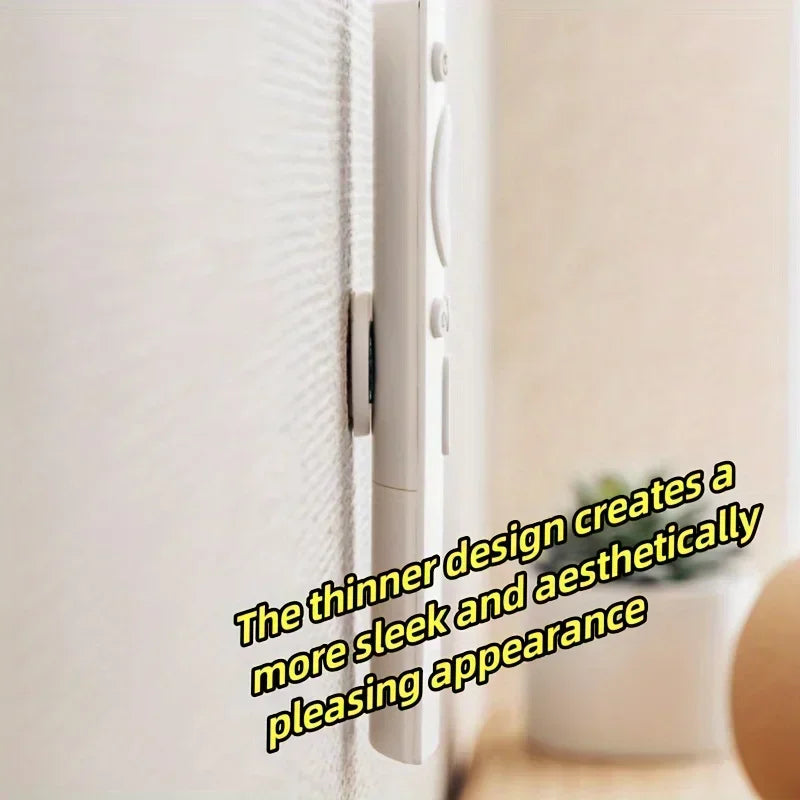 Magnetic Adhesive Remote Control Holder Strong Hold Wall Mounted Non-drill Remote Organizer for Home Office Zpaxo