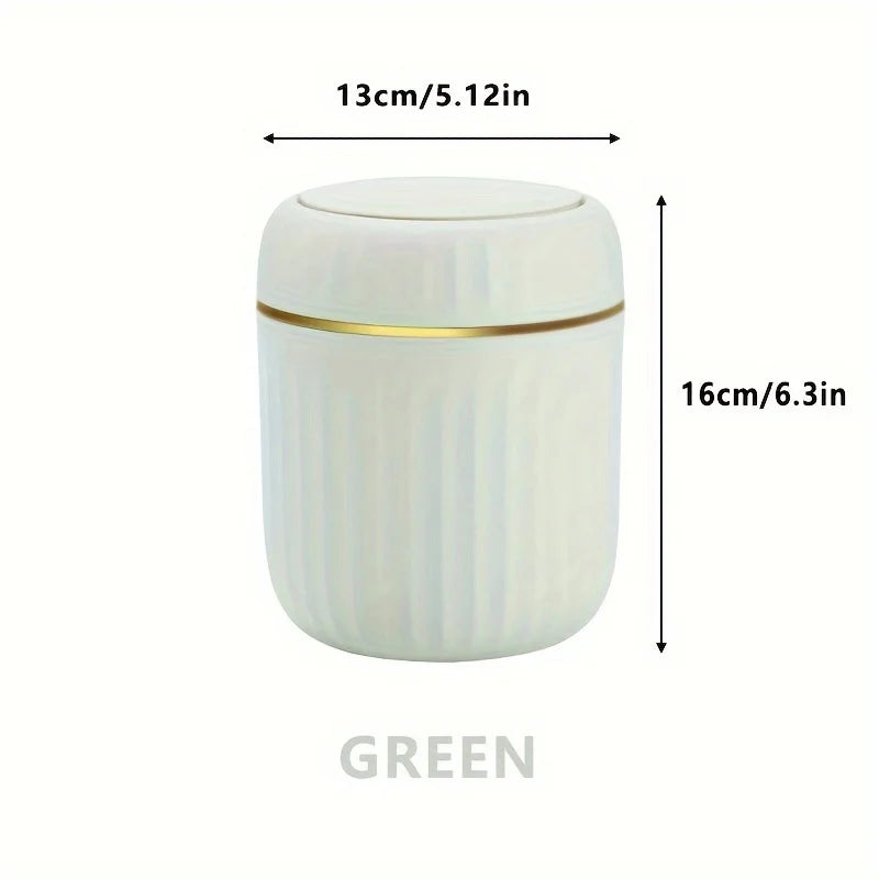Compact Desktop Mini Trash Can Simple Versatile Waste Bucket Bedroom