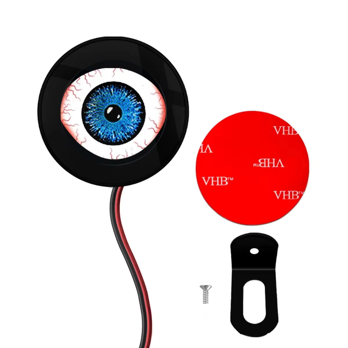 3D Devil Eye LED Motorcycle Decorative Light | 5V–36V Kit LED Decorative Light Zpaxo 1PC
