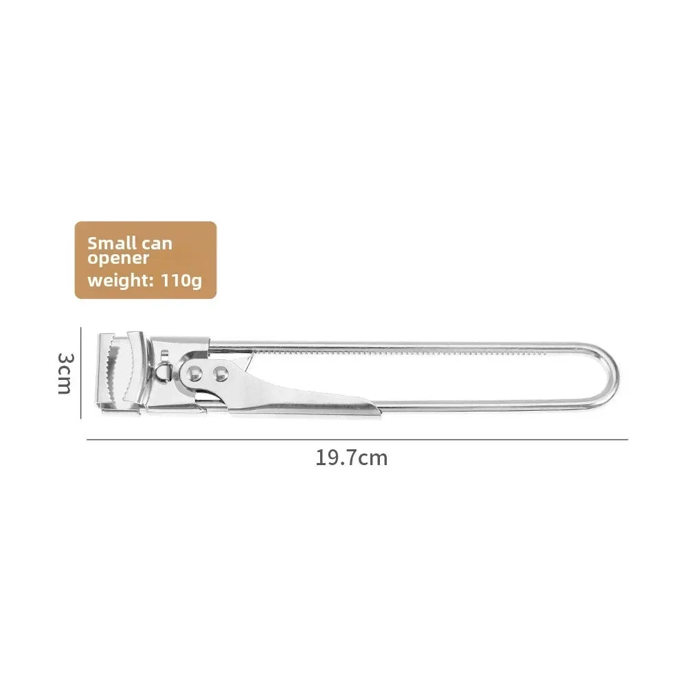 Rotating Stainless Steel Manual Can & Bottle Opener – Anti-Slip Bottle & Can Opener Zpaxo S