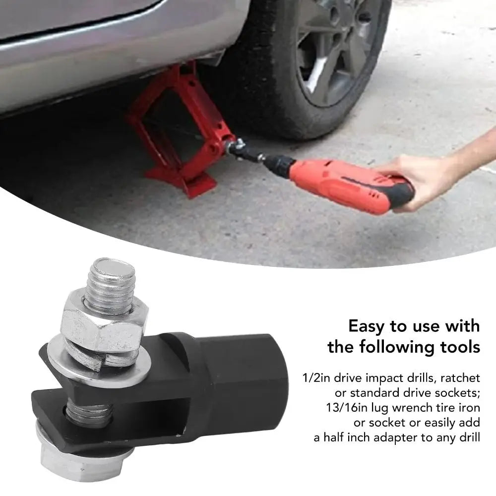 Universal Jack Adapter Raising / Lowering Leveling Jack Jack Drill Adapter Sturdy Labor Saving Zpaxo