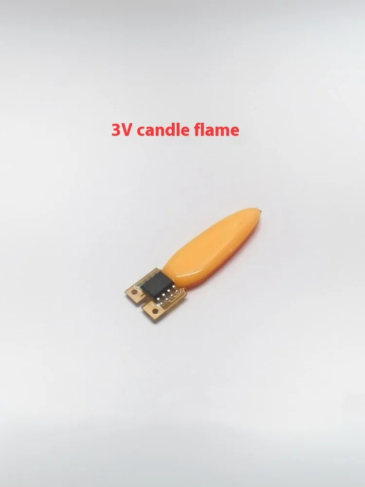 1Pcs DC3V 1800K Warm White Birthday Party Camping Light Bulb Flash Candle Flame Light LED Alien Decorative Light Accessories Zpaxo