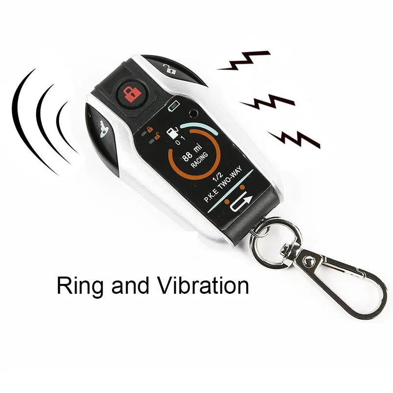Motorcycle Device Anti-theft System Two-way Remote Control Alarm Horn