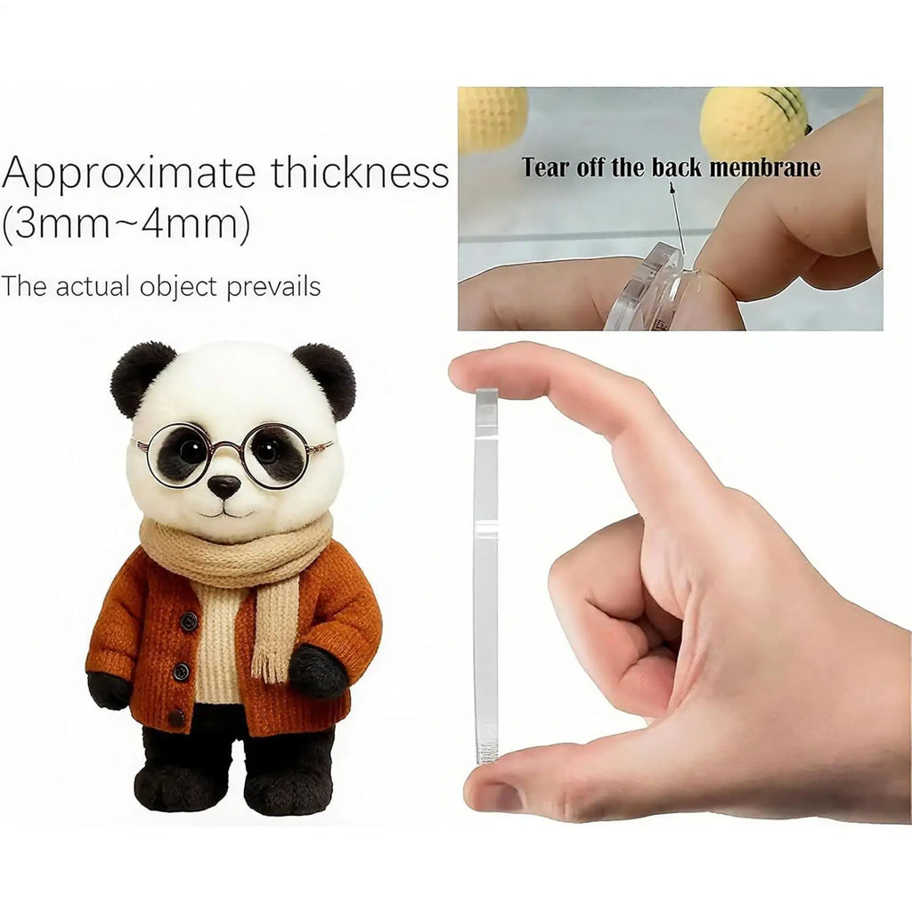 Christmas Panda Advent Calendar 2D Acrylic Hanging Ornaments 24 Days