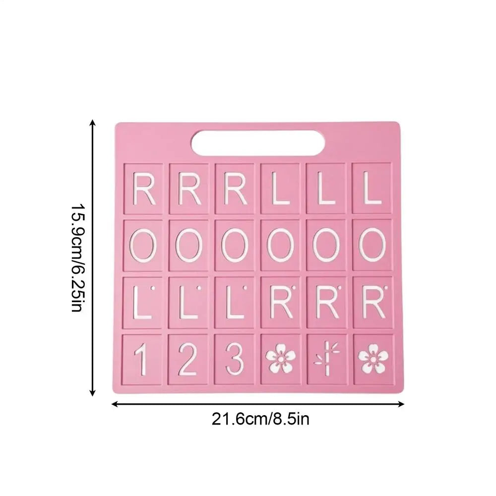 Solo Mahjong Board Practice Tiles 24 Slots Portable Fun Games Mahjong Practice Board Training Tool for Vacation Camping Zpaxo Pinks
