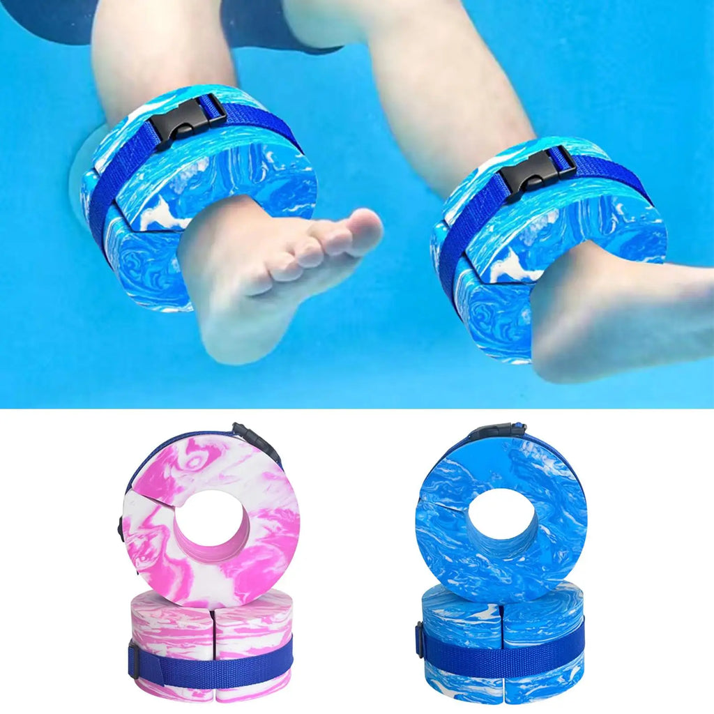 2-Pack Swim Aquatic Cuffs Kids Arm Floaties Adjustable High-density
