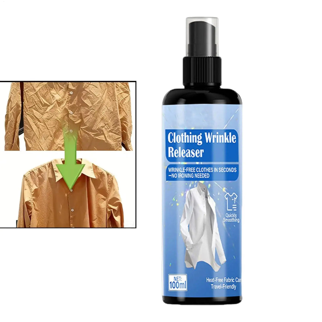 Wrinkle Remover Spray Anti Static Quick Dry Clothes Iron Travel