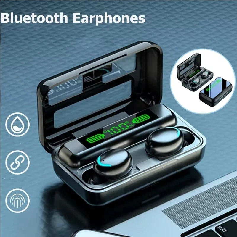 2026New F9 TWS Wireless Headphones Bluetooth 5 0headphones Sports LED
