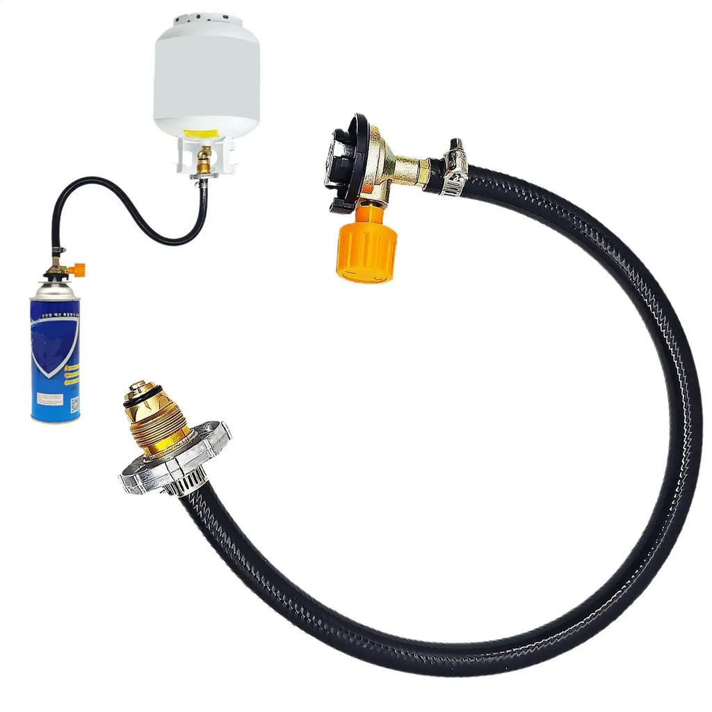 Propane Refill Adapter Valve Tank Hose Pressure Connector Extension Zpaxo