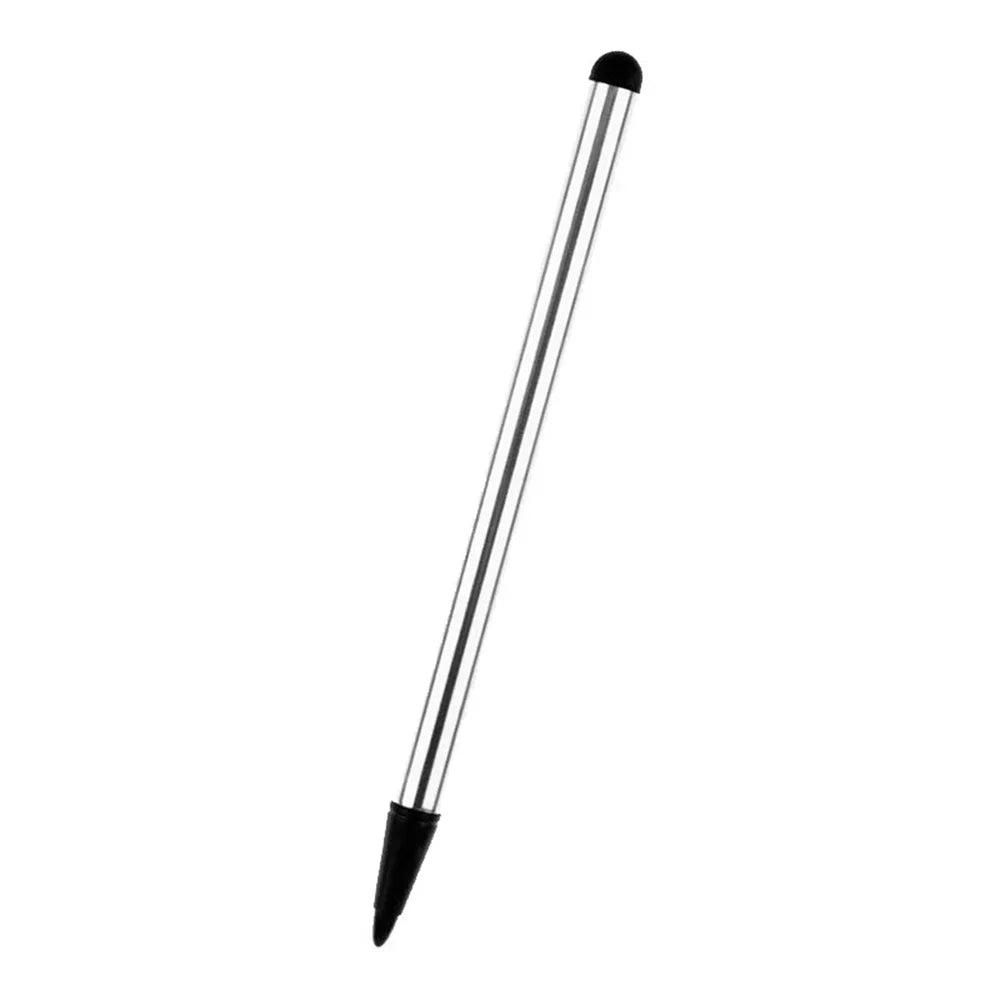 Capacitive Stylus Resistive Hard Tip Combination Rubber Touch Screen Zpaxo Silver