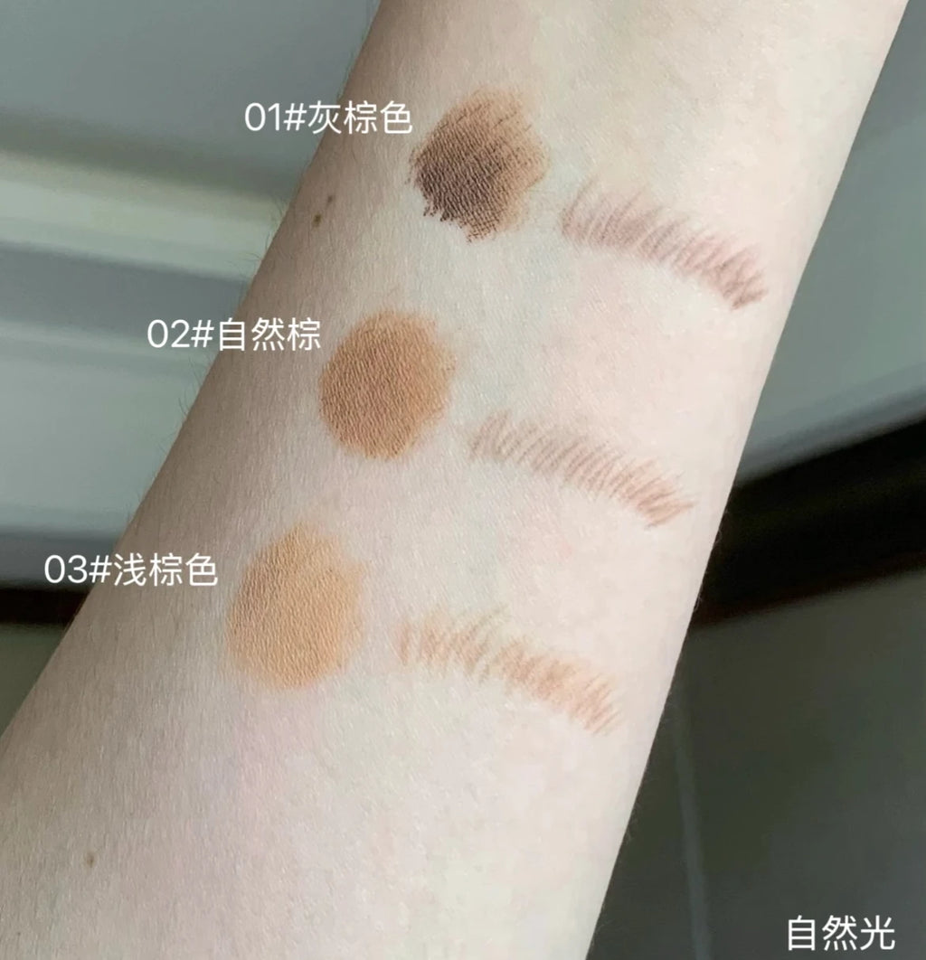 Flower Knows The Sweetie Bear Collection Eyebrow Pencil With Liquid Brow Gel Waterproof Aweat-Proof Cosmetics Original Makeup Zpaxo