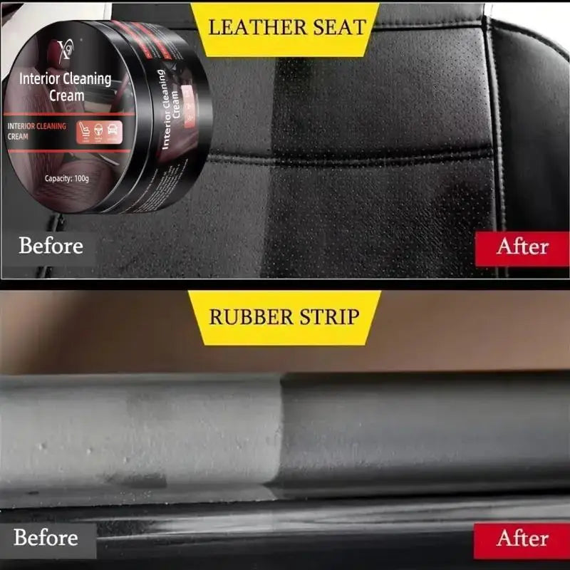 100g ABS Coated Dashboard Restorer Gel，High-Gloss Car Interior Wax for Trim/Console Renew & Protect，Scratch Care Shine Enhancer Zpaxo