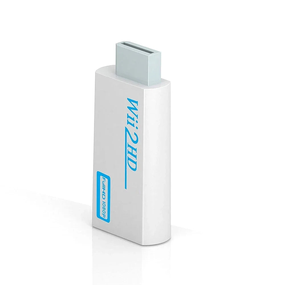 Wii HDMI-Compatible Converter 1080P Full HD Adapter Connector Video Zpaxo