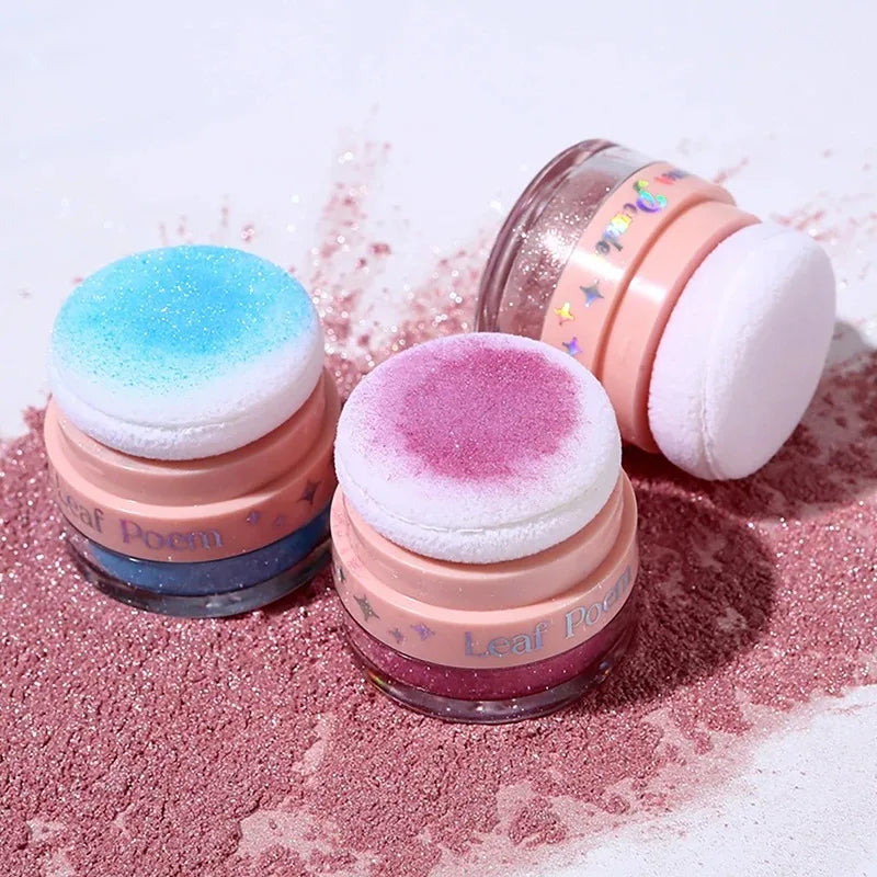 Pearlescent Glitter Fine Powder Multi-use Hair Body Face Highlighter