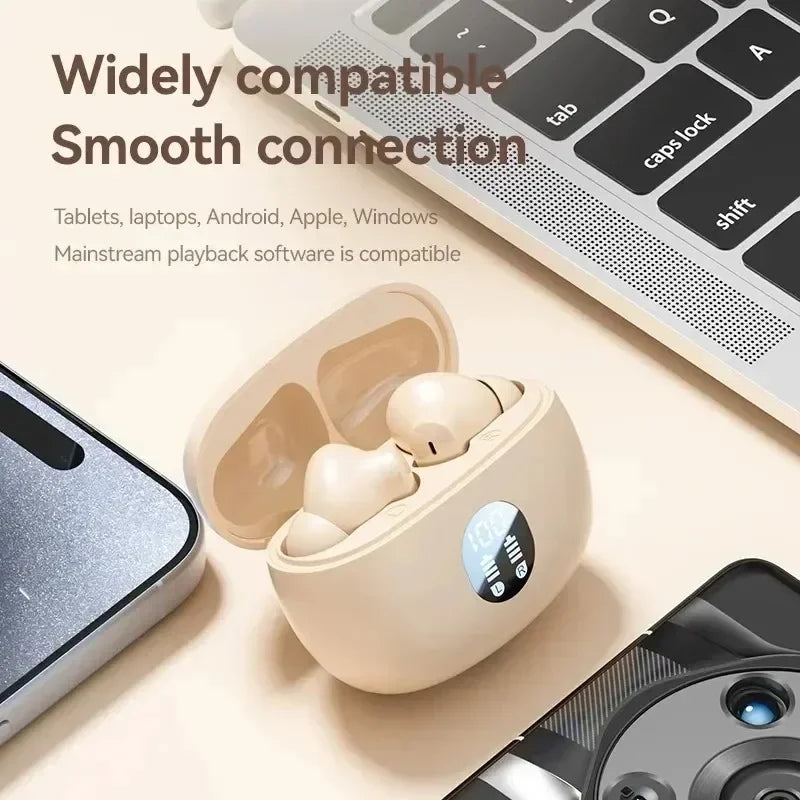 TWS S510 895b Wireless Headphones LED Power Display Hi-fi Sound Music