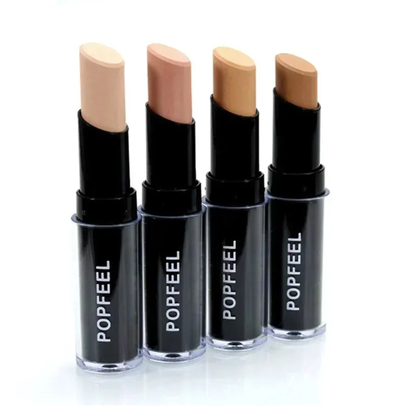 4 Colors Facial Foundation Concealer Stick Lasting Coverage Dark Skin