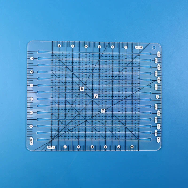 Cutting Quilting Sewing Crafts 1 Quilt Ruler Acrylic Transparent Zpaxo Default Title