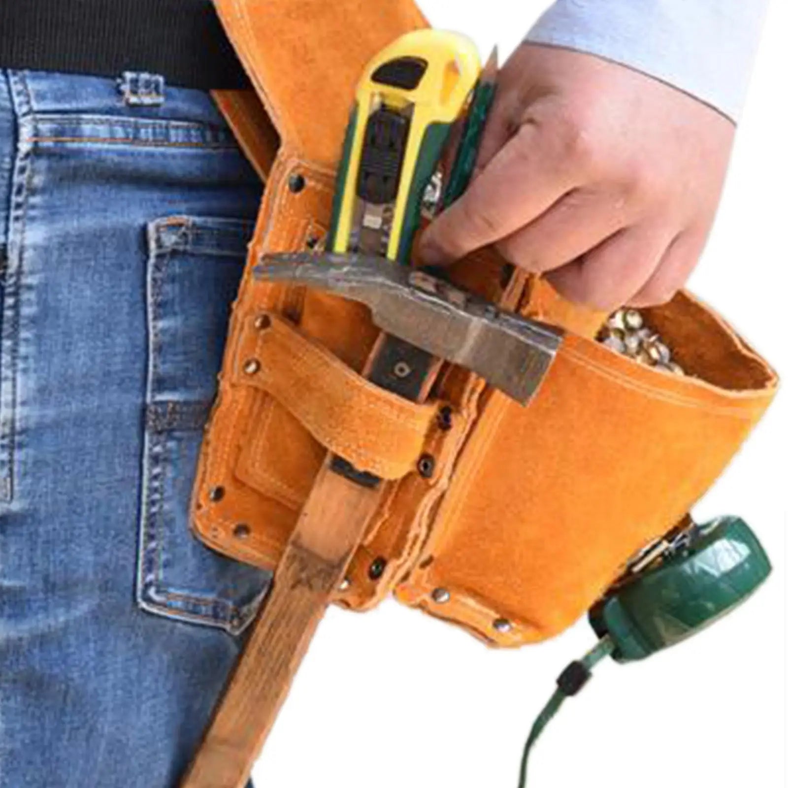 Tool Pouch Belt Durable Storage Organizer Wrench Camping Gear Car Zpaxo