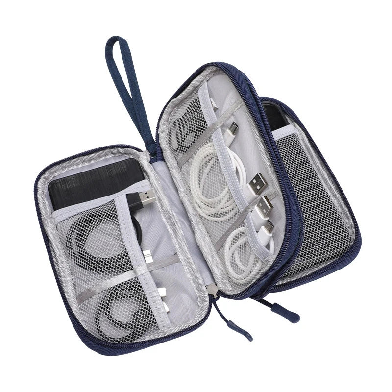 CMMultifunctional Digital Bag Data Cable Headphones Hard Drive Power