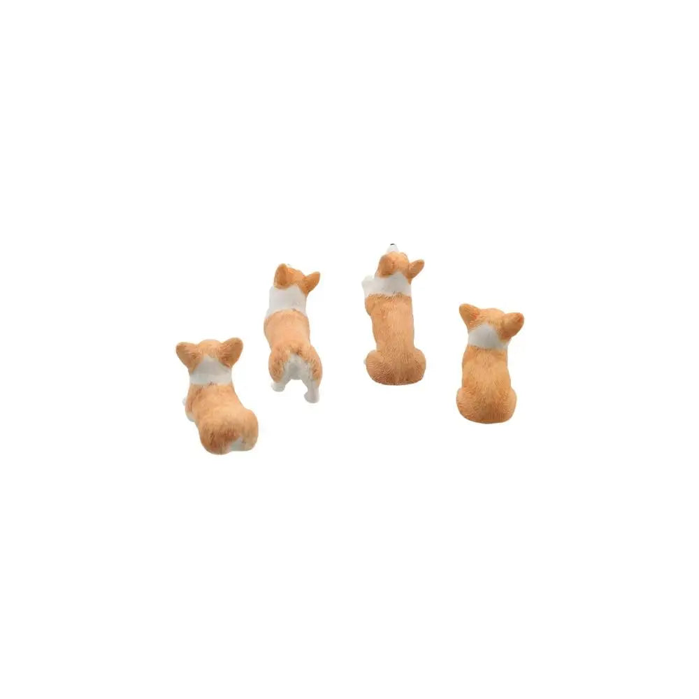 Auto Decoration Dog Doll Children's Resin Figures Mini Animal Car Zpaxo