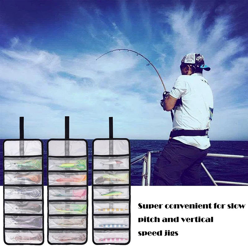 Foldable PVC Bag Fishing Accessories Large Capacity Storage Case Zpaxo