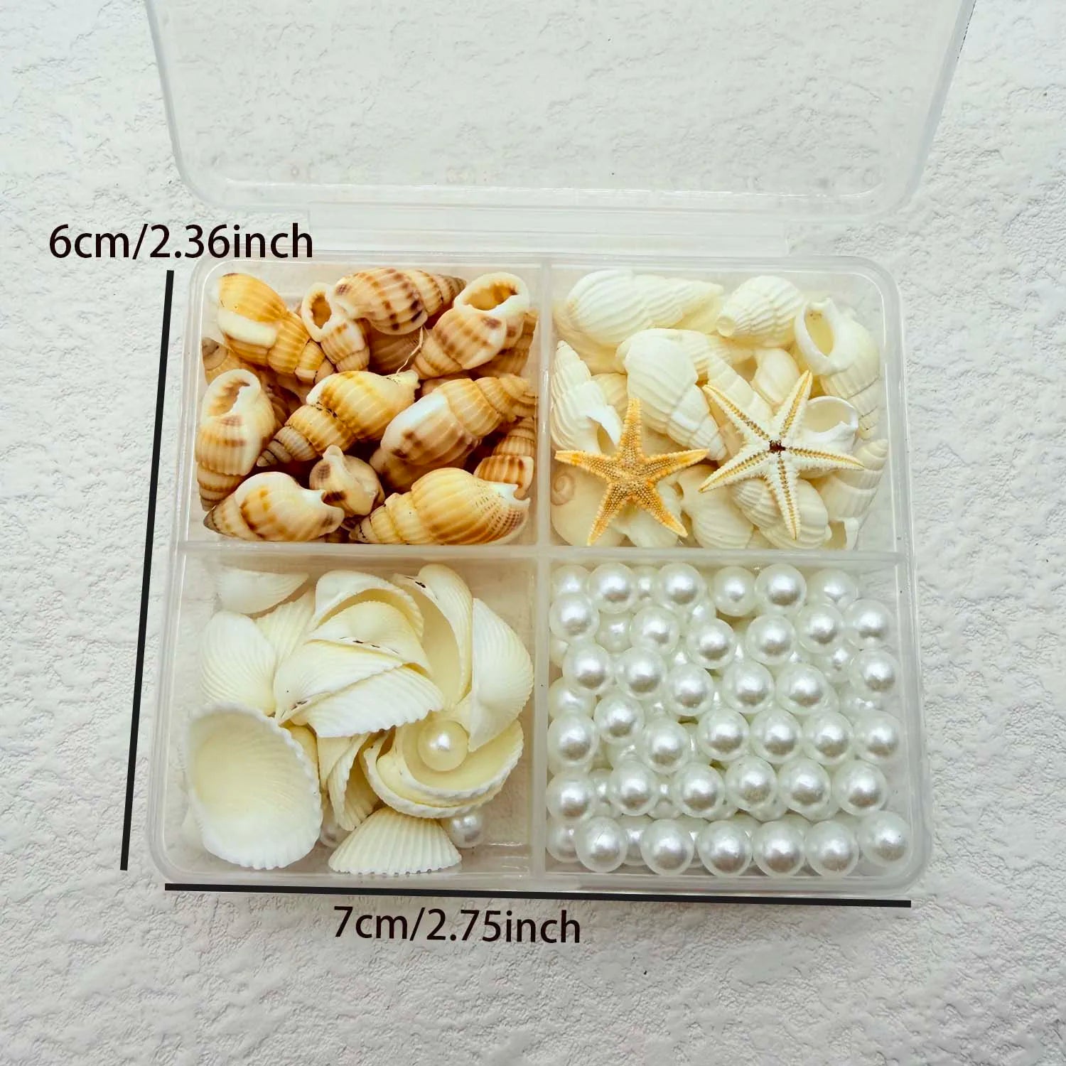 Natural Mixed Sea Shells & Pearl Charms – DIY Craft & Decor Shell Craft Charms Zpaxo style 3