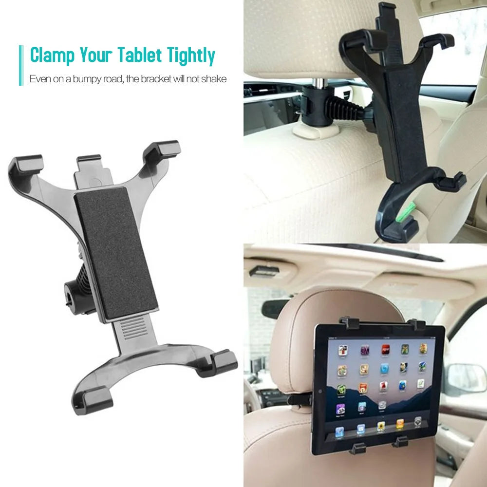 Car Rear Pillow Phone Holder Seat Headrest Mounting Bracket Stand
