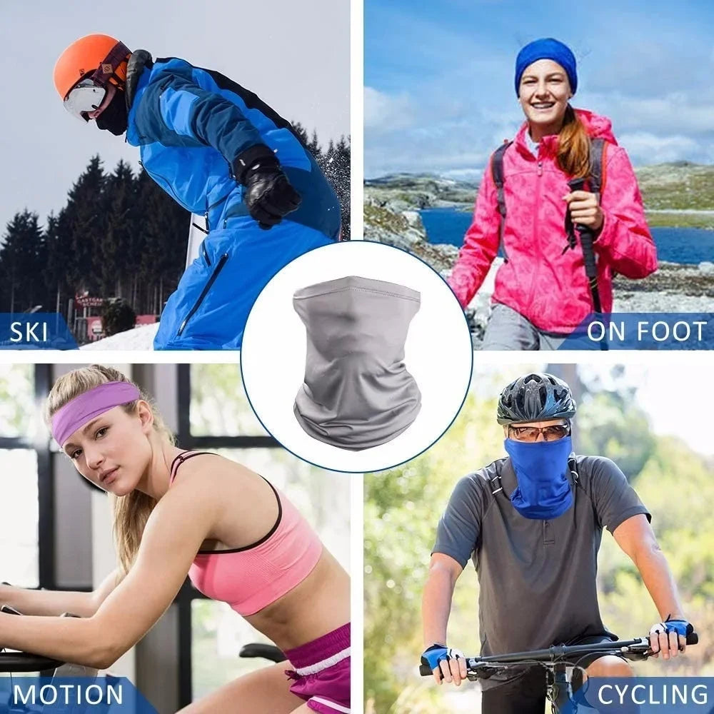 Multi-purpose Turban Riding Scarf Cycling Bandana Men Women Neck Cover Sunscreen Ice Silk Outdoor Fishing Hiking Headwear Mask Zpaxo