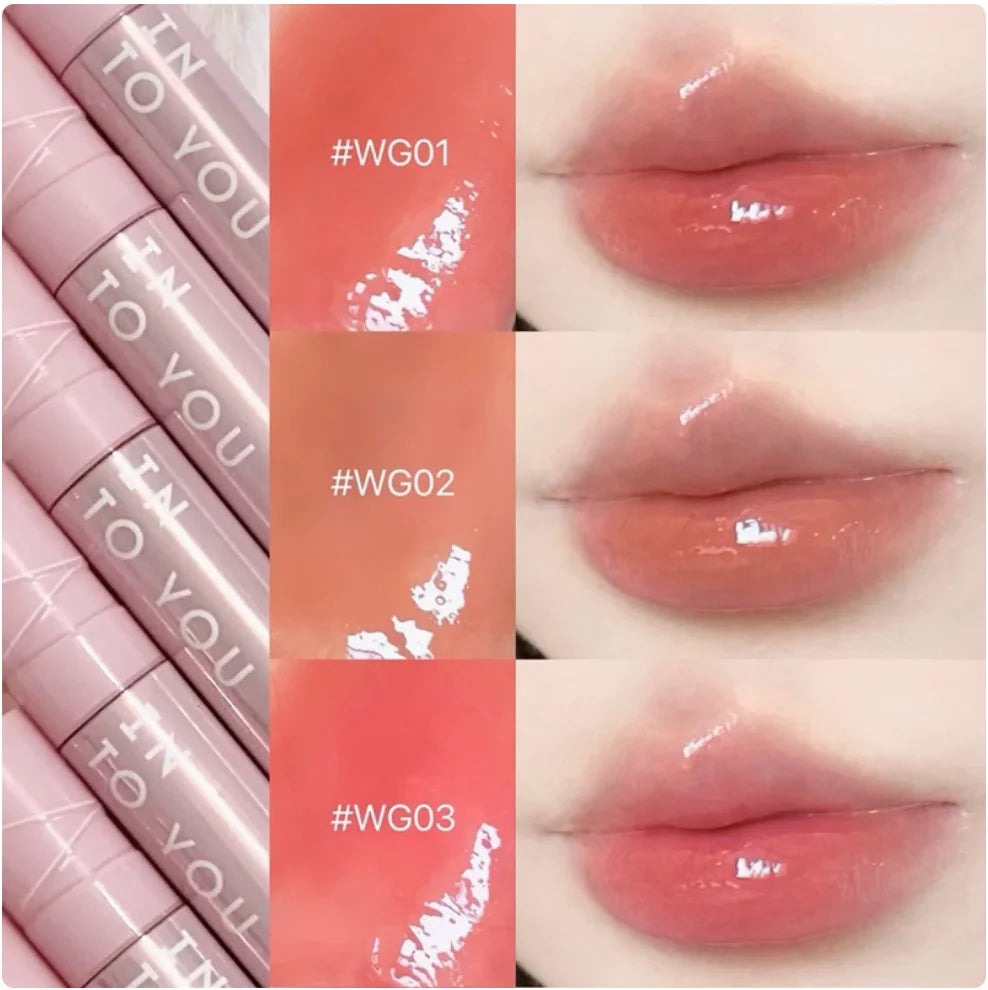 Into You Aqueous Sensation Lip Glaze Watery Tint Bare Lipstick Zpaxo