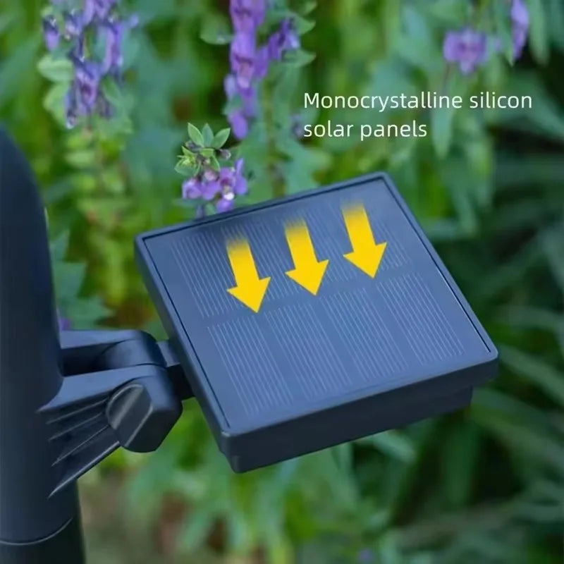 Warm White Solar Outdoor Garden Lights IP65 Waterproof Simple Ground Zpaxo