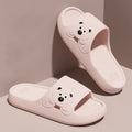 Fashion Women's Slippers Indoor Soft Sole Cartoon Bear Slides