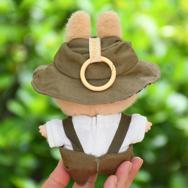 Labubu 17cm Doll Clothes Set – Sweater, Hat, Bag & Glasses Doll Clothing Set Zpaxo