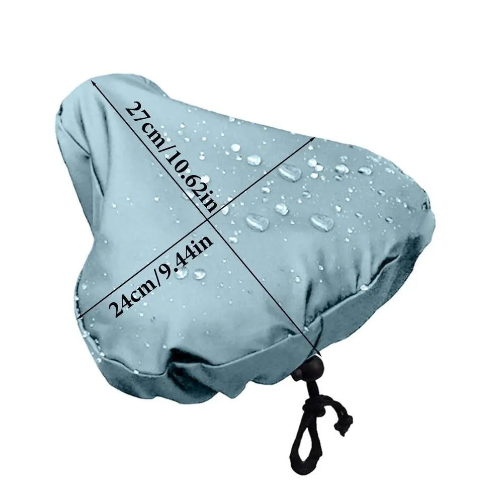 Bicycle Saddle Seat Rain Cover Oxford Cloth Dust-proof Cushion Zpaxo Blue