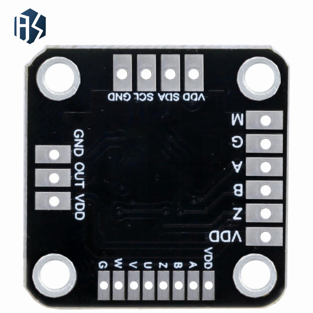 MT6701QT Magnetic Encoder Induction Angle Measurement Sensor Module 4 Zpaxo