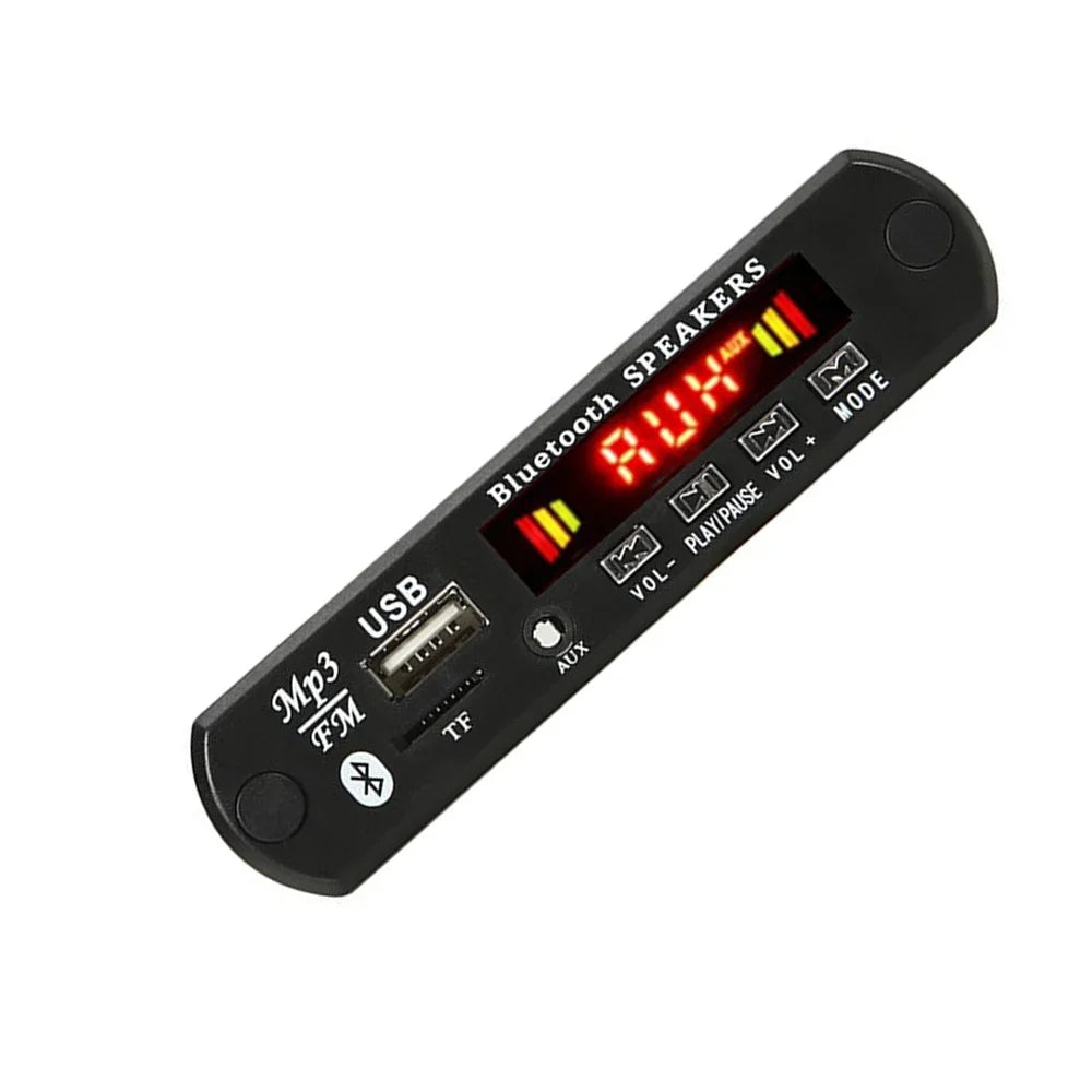 50W Amplifier MP3 Decoder Board DC 9V 12V BT5.0 Car MP3 Player USB Recording Module FM AUX Radio For Speaker Handsfree Zpaxo