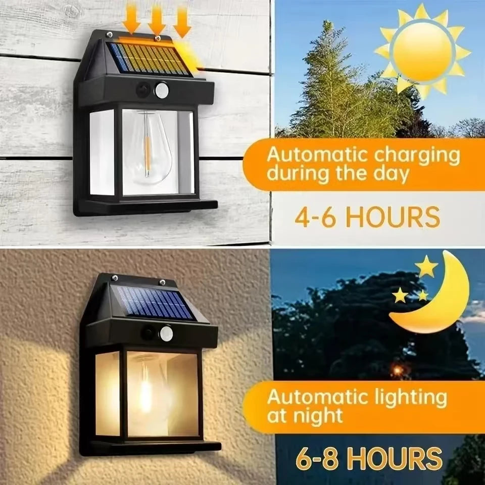 Powerful Outdoor Solar LED Street Light Waterproof Solar Lamp Garden Yard Pathway Wall Decoration External Lighting Fixture Zpaxo