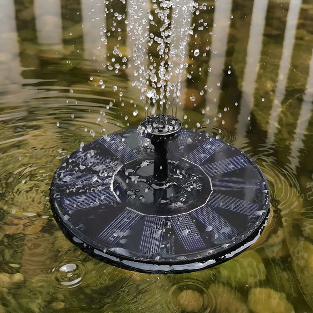 13 16 Solar Fountain Pump Energy-saving Plants Watering Colorful
