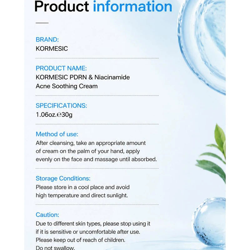 PDRN Niacinamide Face Cream – Deep Moisturizer & Hydrator Face Moisturizer Cream Zpaxo