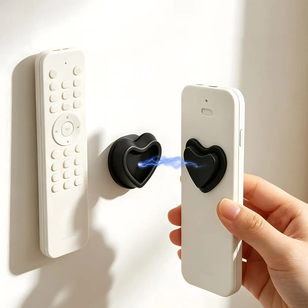 Magnetic Remote Control Holder Wall Mount Self Adhesive No Drill