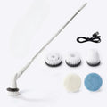5/6-in-1 Electric Cleaning Brush 2000mAh Wireless Electric Rotary Cleaning Brush Shower Cleaning Brush Kitchen Bathroom Zpaxo 5 Brush Heads