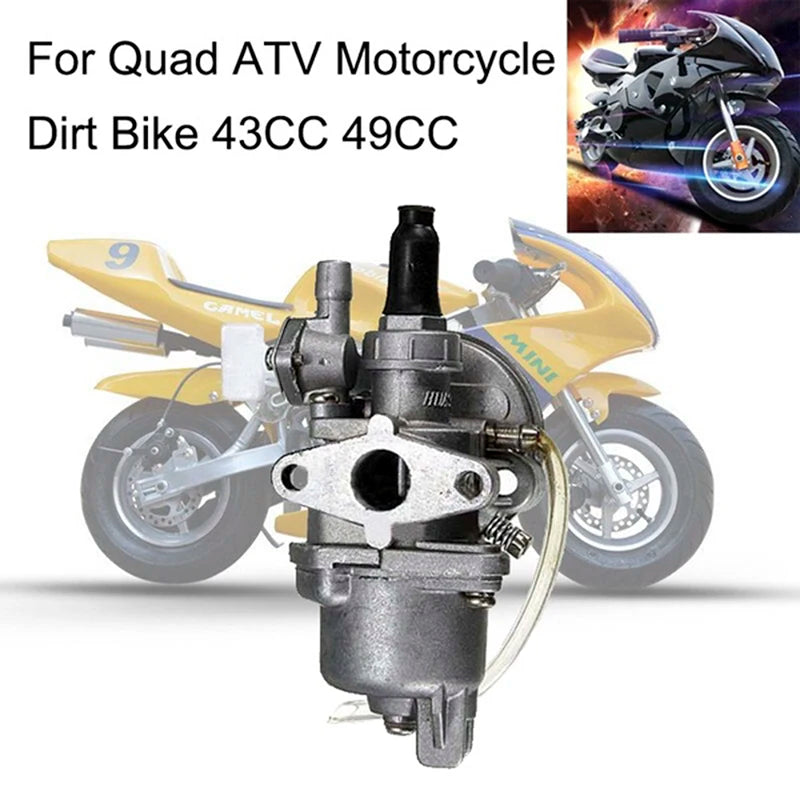 Carb Carburetor For 47cc 49cc Engine Parts Pocket Dirt Bike Mini Moto ATV Quad Zpaxo
