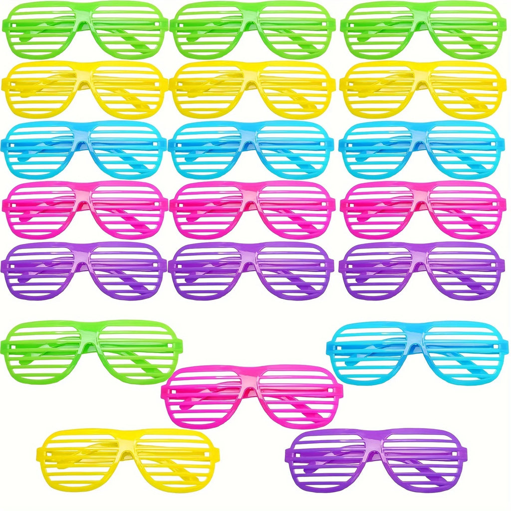 Shutter Shades Glasses Sunglasses Neon Eyewears Blinded Party Favors