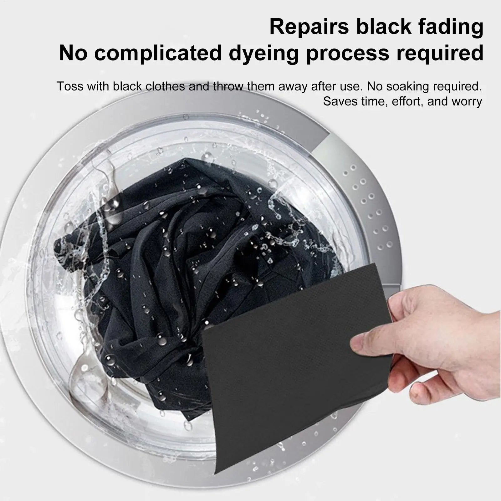 Fabric Dye Restore Color Long-Lasting Laundry Supplies 10 Pieces Fabric Paint Dark Tablets for Cotton Linen Wool T-Shirts Shoes Zpaxo