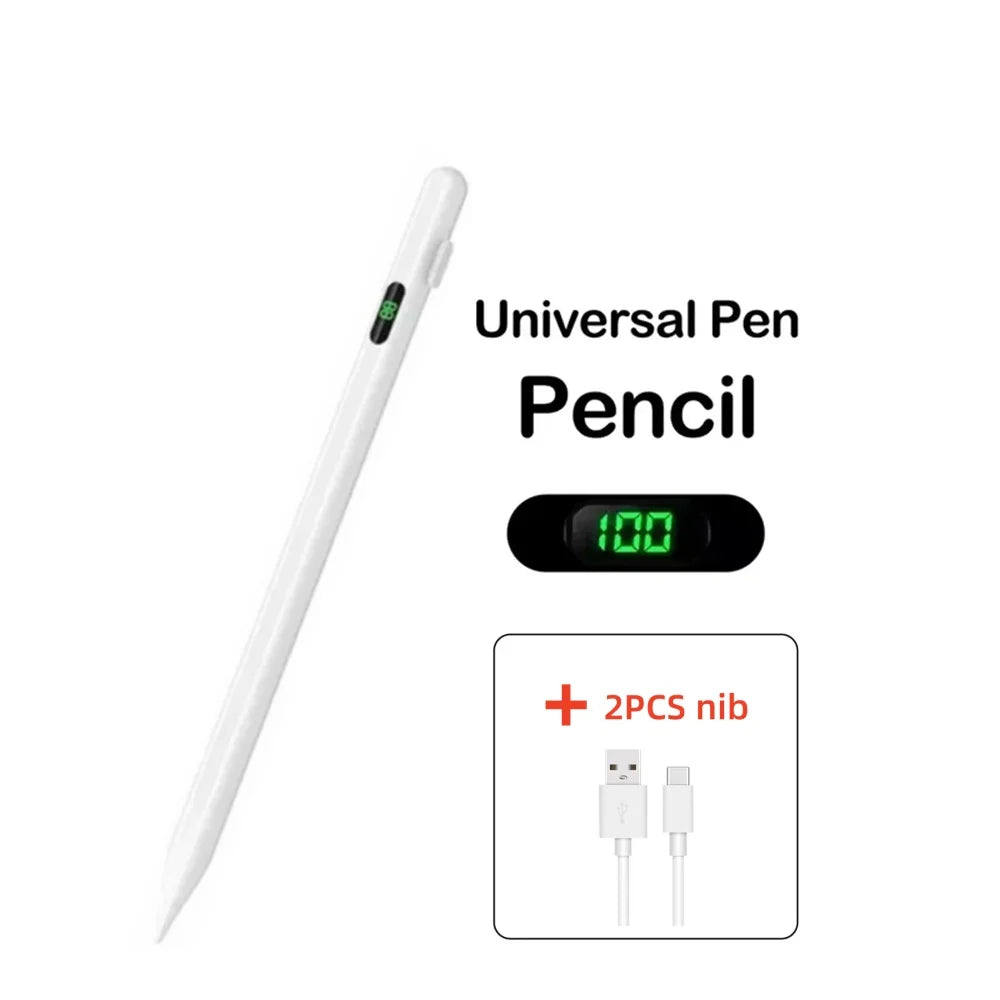 Maerknon Rechargeable Stylus Pen – Samsung Galaxy Tab & iPad Tablet Stylus Pen Zpaxo White