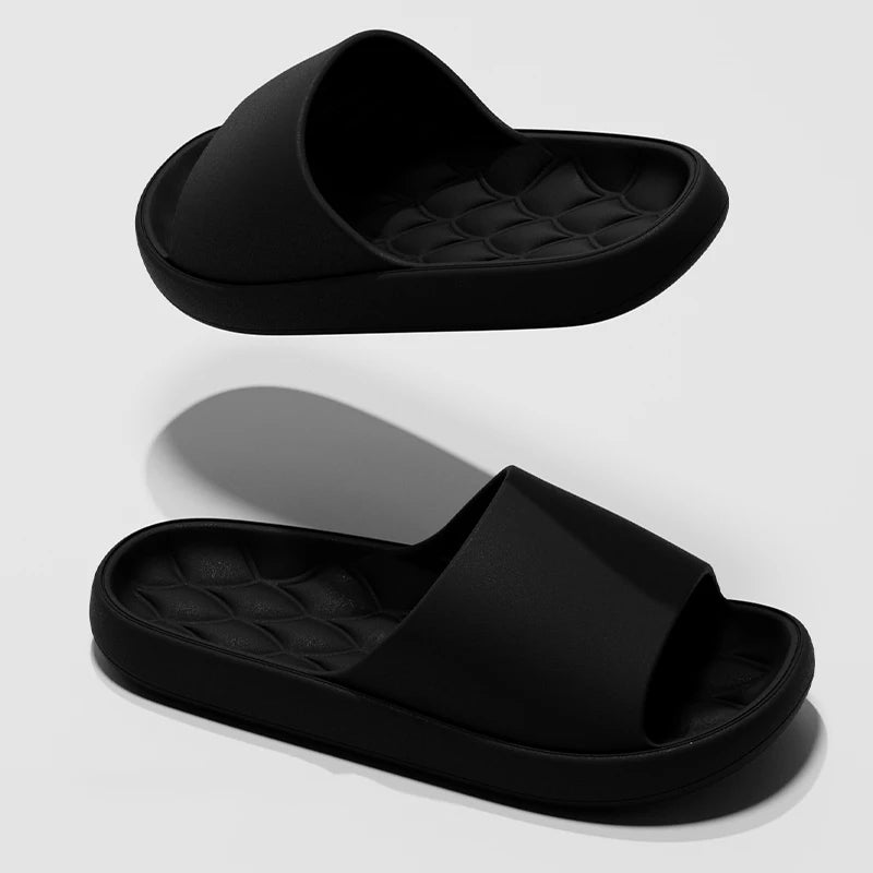 Fashion Men Slippers Summer Flat Lightweight EVA Home Bathroom